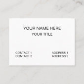 Carte De Visite Pie Me Rend Joyeuse Pie (Dos)