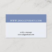 Carte De Visite Piebald noir grand Danse (Dos)