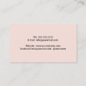 Carte De Visite Pièce assise Chien Walker Couleur mignonne Patroui (Dos)