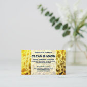 Carte De Visite Pièce d'éponge amusant style professionnel (Debout devant)