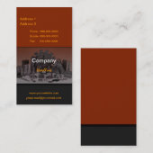 Carte de visite pièces (Devant / Derrière)