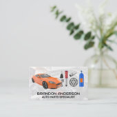 Carte De Visite Pièces auto | Voitures de sport | Mécanique (Debout devant)