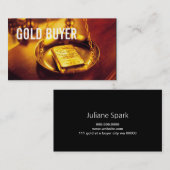 Carte De Visite Pièces d'argent pour les bijoux d'achat d'or (Devant / Derrière)