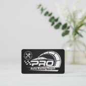 Carte De Visite Pièces d'auto de course Services | Technicien (Debout devant)