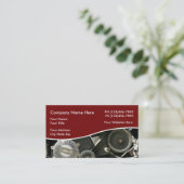 Carte De Visite Pièces D'Auto Et Jardin De Récupération (Debout devant)