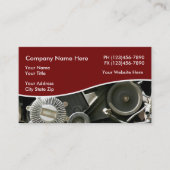 Carte De Visite Pièces D'Auto Et Jardin De Récupération (Devant)