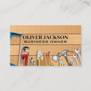 Carte De Visite Pièces de construction   Outils Builder