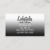 Carte De Visite Pièces De Puzzle Sur La Fourche Profession D'Entre (Dos)