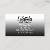 Carte De Visite Pièces De Puzzle Sur La Fourche Professionnel De L (Dos)