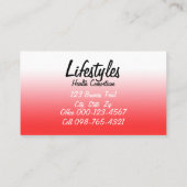 Carte De Visite Pièces De Puzzle Sur Tines De Fourche Santé Profes (Dos)