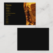 Carte de visite Pièces d'or (Devant / Derrière)