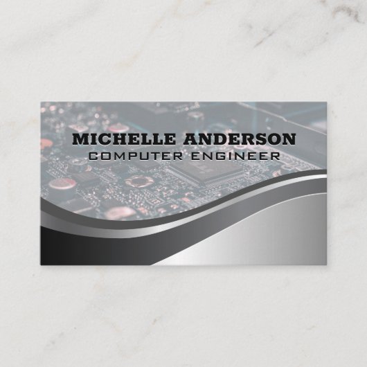 Carte De Visite Pièces d'ordinateurs | Matériel (Devant)