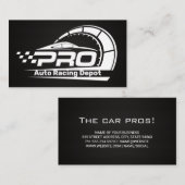 Carte De Visite Pièces et services d'auto Pro Racing (Devant / Derrière)