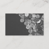 Carte De Visite Pièces | Logo du papier financier (Dos)