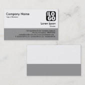 Carte De Visite Pied de page couleur (Devant / Derrière)