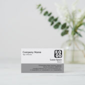 Carte De Visite Pied de page couleur (Debout devant)