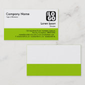 Carte De Visite Pied de page couleur - Martian Green (Devant / Derrière)