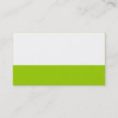Carte De Visite Pied de page couleur - Martian Green (Dos)