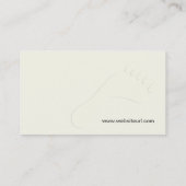 Carte De Visite Pieds (Dos)