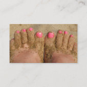 Carte De Visite Pieds (Devant)