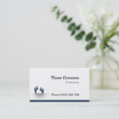 Carte De Visite Pieds (Debout devant)