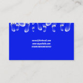 Carte De Visite Pieds bleus heureux, votre nom ici (Dos)