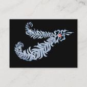 Carte De Visite PIEDS DE DIAMONDE, rose (Dos)