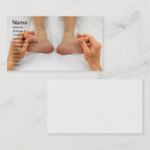 Carte De Visite Pieds de frottage (Devant / Derrière)