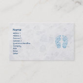 Carte De Visite pieds pétillants (Dos)