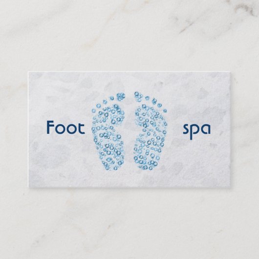 Carte De Visite pieds pétillants (Devant)