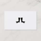 Carte De Visite Pieds, votre nom ici, (Dos)