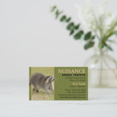 Carte De Visite Piégeur d'animaux nuisibles (Debout devant)