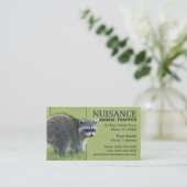 Carte De Visite Piégeur d'animaux nuisibles (Debout devant)