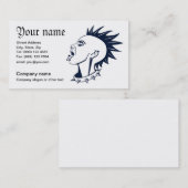 Carte de visite piercing punk (Devant / Derrière)