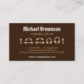 Carte De Visite Piercing Specialist Modern Color (Dos)