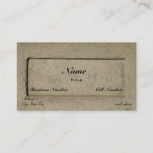 Carte De Visite Pierre