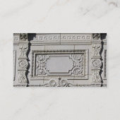 Carte De Visite Pierre architecturale Carré Cercle Entreprise pers (Dos)