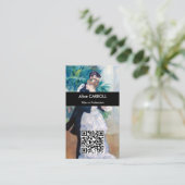 Carte De Visite Pierre-Auguste Renoir - Danse à la ville - QR Code (Debout devant)
