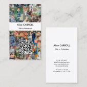 Carte De Visite Pierre-Auguste Renoir - Patchwork - Code QR (Devant / Derrière)
