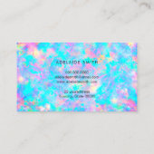 Carte De Visite pierre bleue rose (Dos)