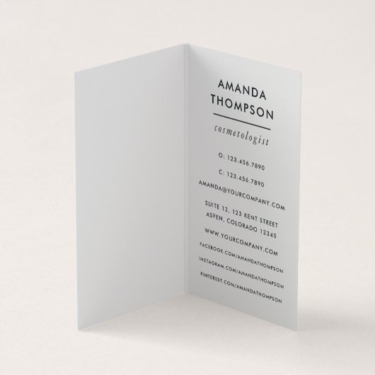 Carte De Visite Pierre d'Agate Galaxy (Intérieur)