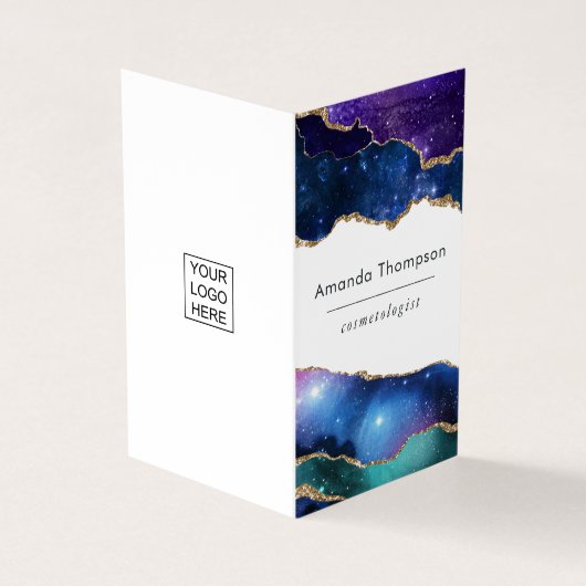 Carte De Visite Pierre d'Agate Galaxy (Extérieur)