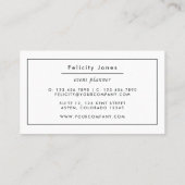 Carte De Visite Pierre d'Agate Galaxy (Dos)