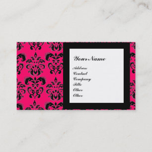 CARTE DE VISITE PIERRE DE GEMME DAMASK MONOGRAMME,3