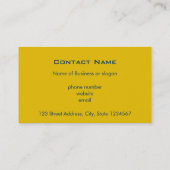 Carte De Visite Pierre de méditation zen et Feuilles de l'érable (Dos)