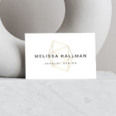 Carte De Visite Pierre géométrique moderne