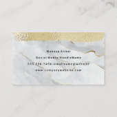 Carte De Visite Pierre | Gold Foil | Monogramme (Dos)