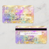 Carte De Visite pierre opale moderne (Devant / Derrière)