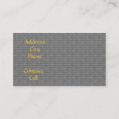 Carte De Visite Pierre zen (Dos)