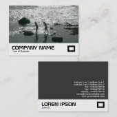 Carte De Visite Pierres à pas (Devant / Derrière)